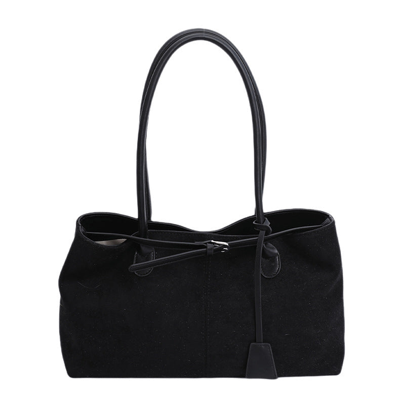 Tote Bag "Business Commuting" Large Square con Doppia Tracolla e Contrast Color