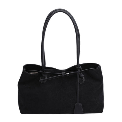 Tote Bag "Business Commuting" Large Square con Doppia Tracolla e Contrast Color