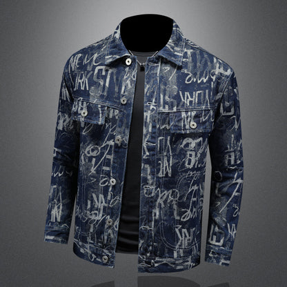 Jacket "Urban Authority" Slim Fit con Colletto a Rever e Protezione Antivento