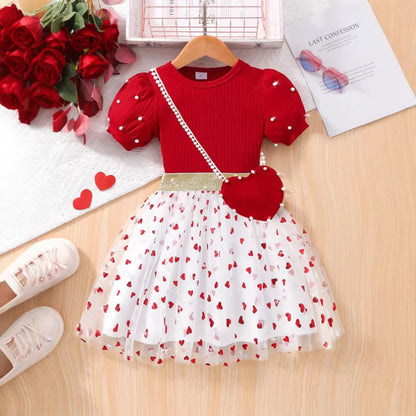 Set Tre Pezzi in Tulle Soft-Touch con Dettagli in Pizzo e Silhouette Sweet-Style