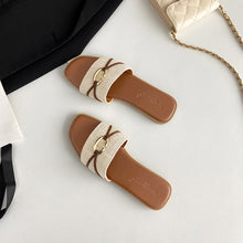 Sandalo Flatform Casual Linen