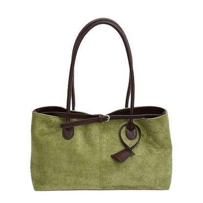 Tote Bag "Business Commuting" Large Square con Doppia Tracolla e Contrast Color