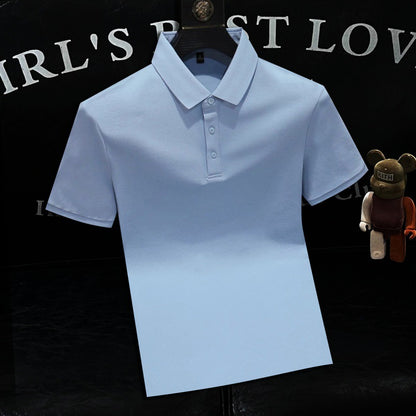 Polo "Essential Chroma" Slim Fit in Cotone Pettinato High-Performance