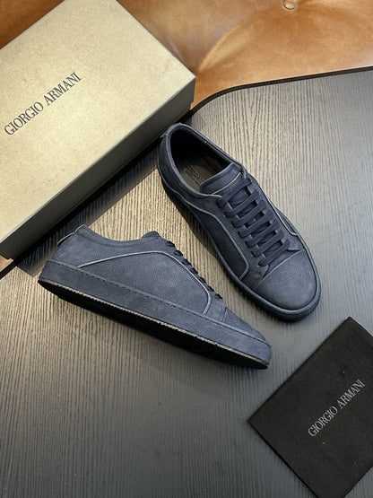 Calzatura Casual in Primo Fiore con Sistema Shock-Absorption e Design Front-Tie