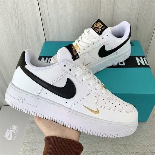 AF1 White Black Gold Hook Air Force - Friction Squeak