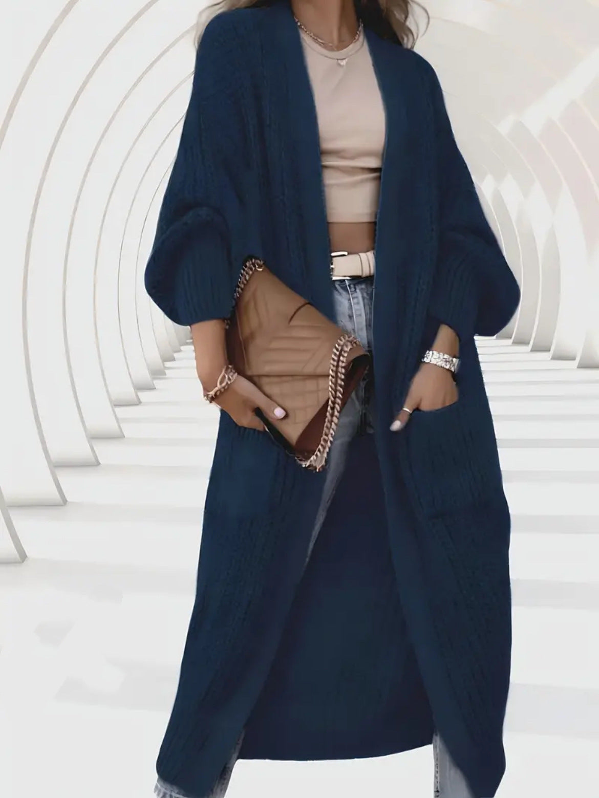 Abbraccio Cozy: Cardigan Over-Knit 2026