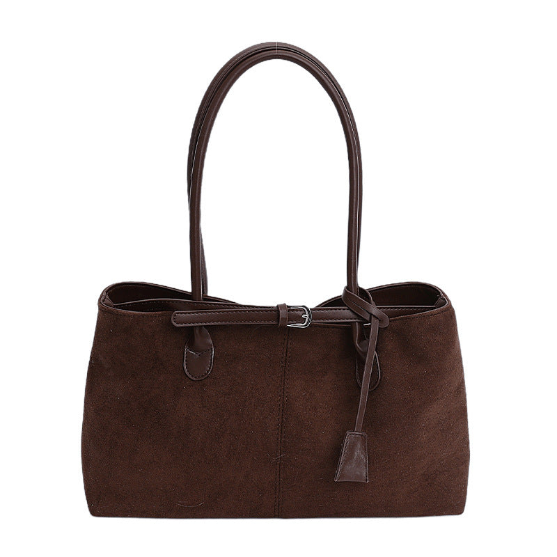 Tote Bag "Business Commuting" Large Square con Doppia Tracolla e Contrast Color