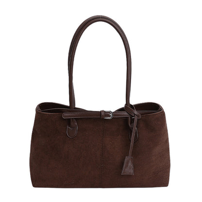 Tote Bag "Business Commuting" Large Square con Doppia Tracolla e Contrast Color