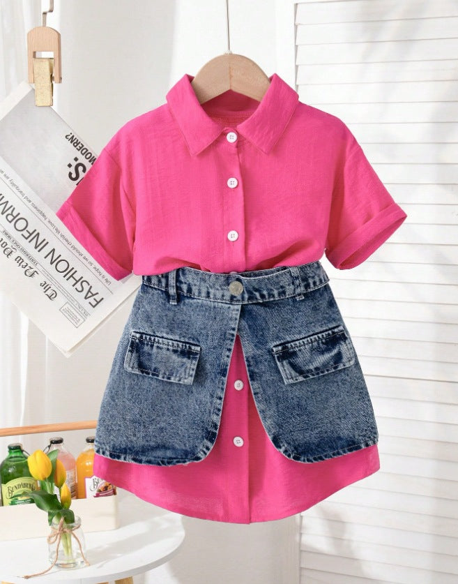 Gonna Petticoat in Fibra Acetata Soft-Denim con Silhouette Sweet & Cool