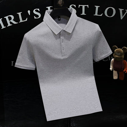 Polo "Essential Chroma" Slim Fit in Cotone Pettinato High-Performance
