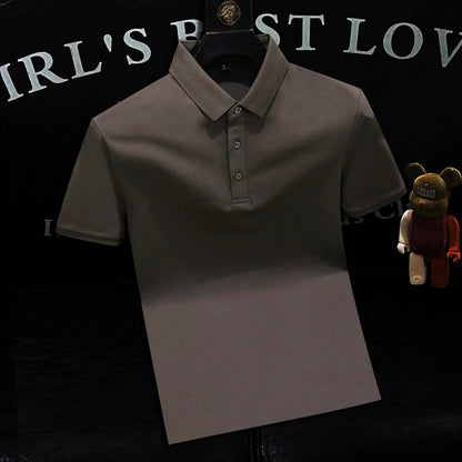 Polo "Essential Chroma" Slim Fit in Cotone Pettinato High-Performance