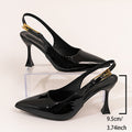 Décolleté Luxury con Fibbia Quadrata e Tacco Stiletto Over 8cm