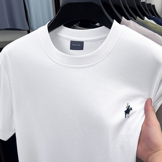 T-Shirt High-End: Embroidered Essential 2026