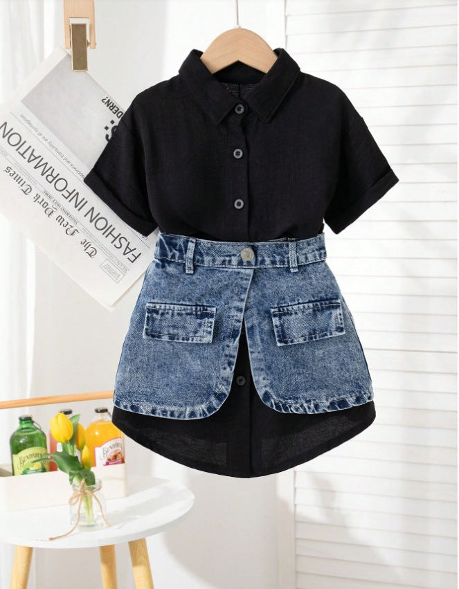 Gonna Petticoat in Fibra Acetata Soft-Denim con Silhouette Sweet & Cool