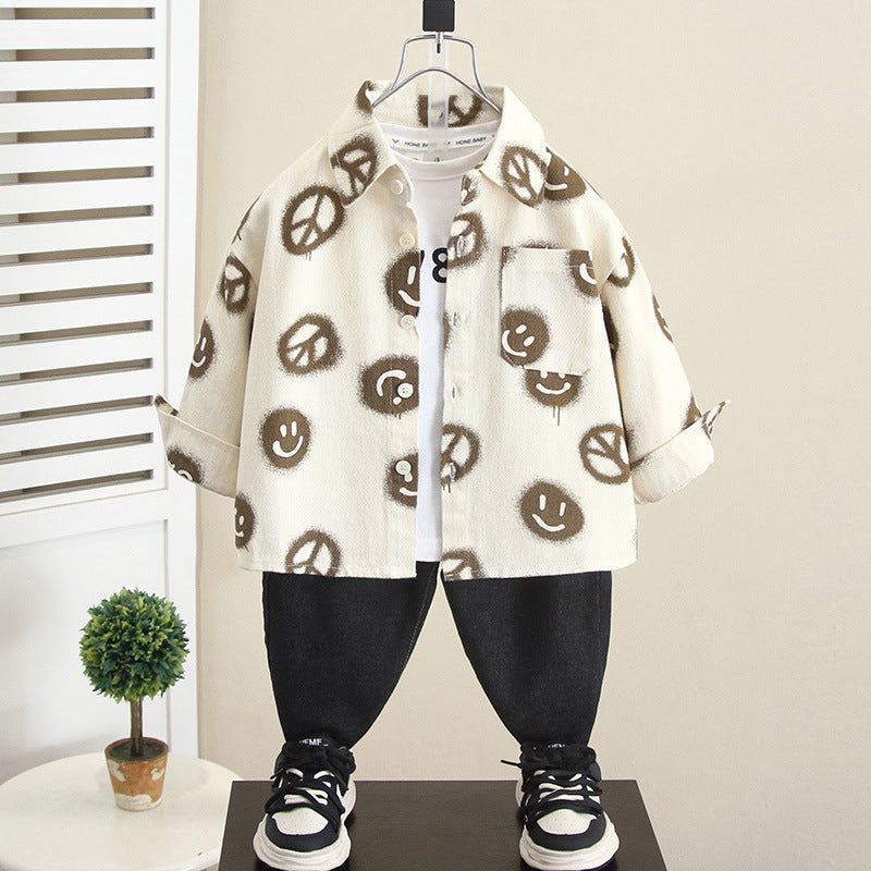 Giacca Media Lunghezza in Cotone con Design Zipper e Finitura Soft-Touch