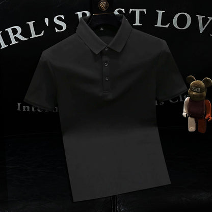 Polo "Essential Chroma" Slim Fit in Cotone Pettinato High-Performance