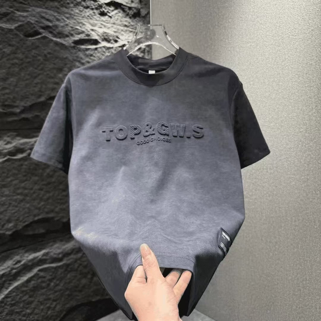 T-Shirt Embossed: Steel-Stamped Luxury 2026