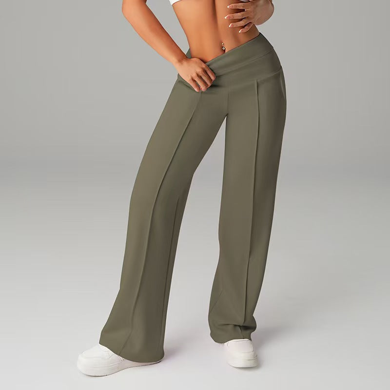 Pantalone Straight-Cylindrical con Tecnologia Slim-Fit e Struttura Pro-Polyester