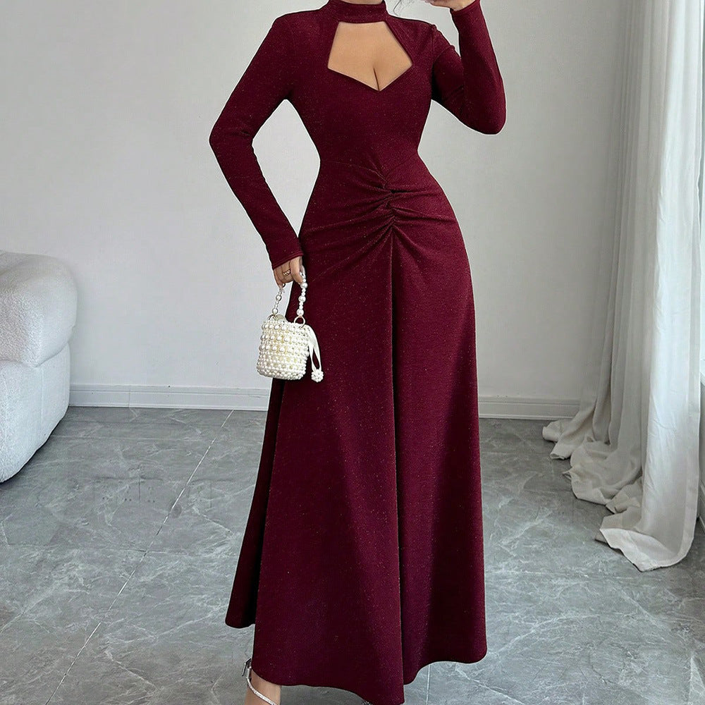 Abito "Midnight Diva" Pleated - Autunno/Inverno 2026