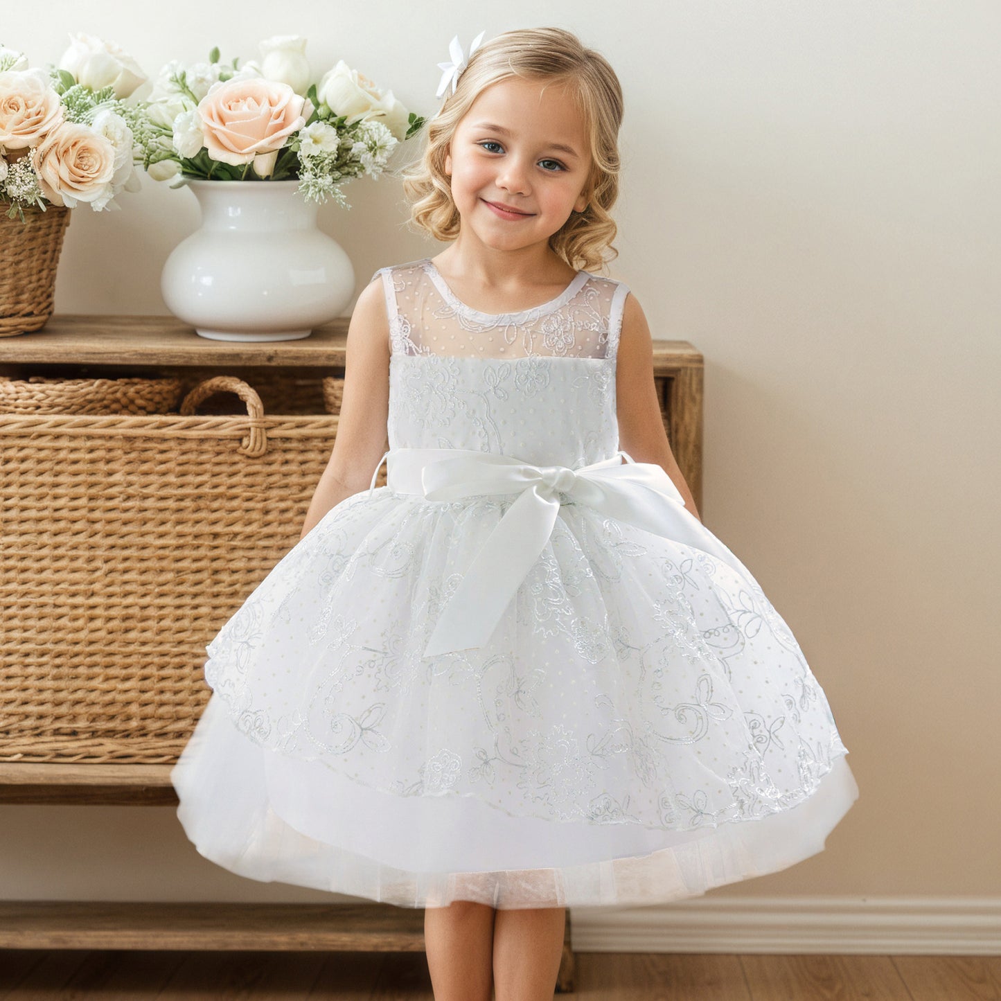 Abito a Pieghe "No-Season" in Misto Cotone con Finitura Soft-Pleats