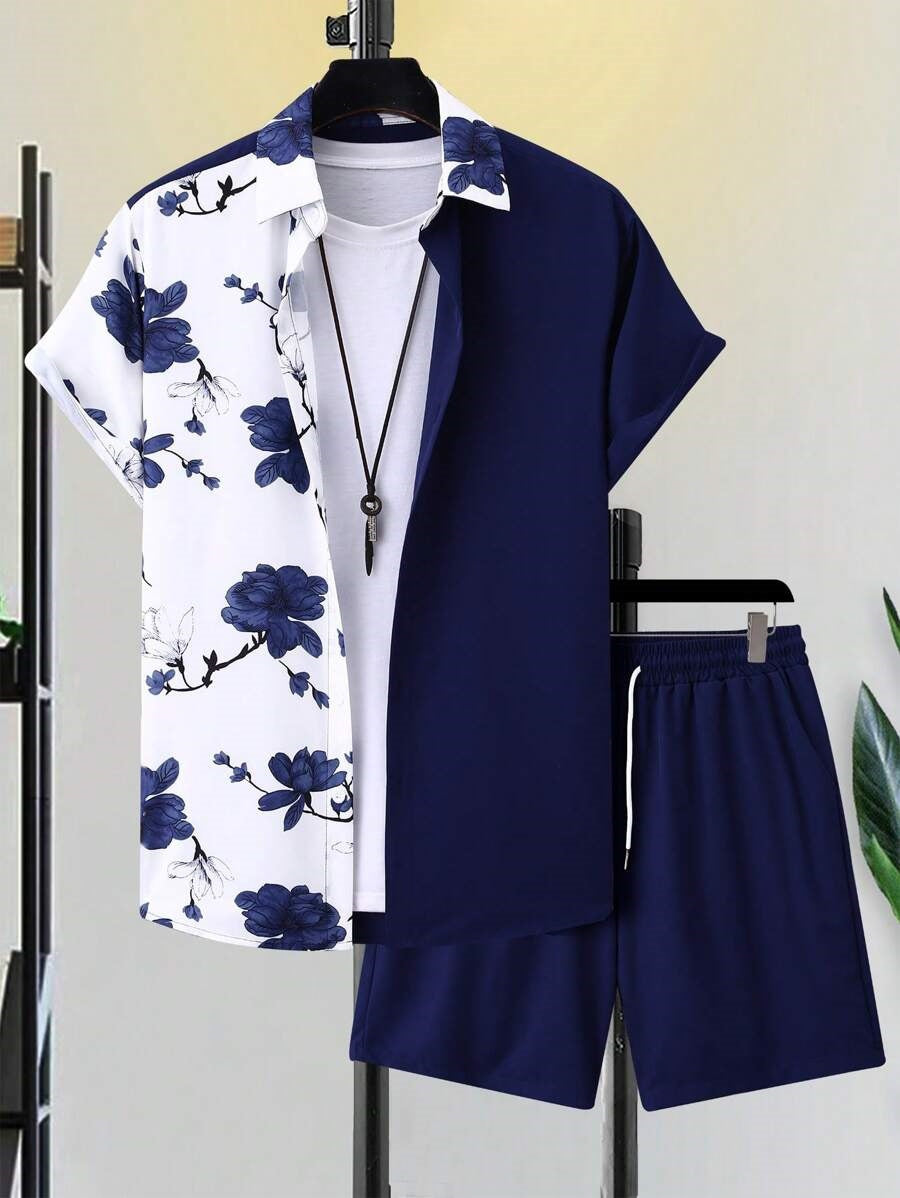Camicia a Maniche Corte e Shorts
