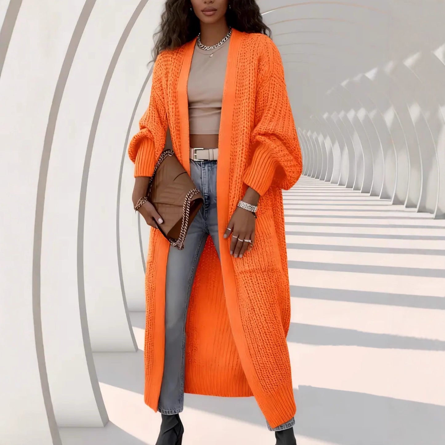 Abbraccio Cozy: Cardigan Over-Knit 2026