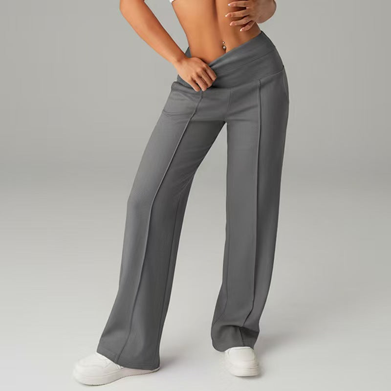 Pantalone Straight-Cylindrical con Tecnologia Slim-Fit e Struttura Pro-Polyester