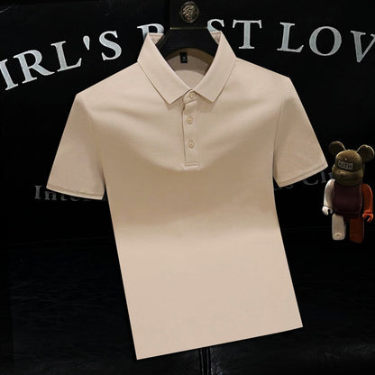 Polo "Essential Chroma" Slim Fit in Cotone Pettinato High-Performance