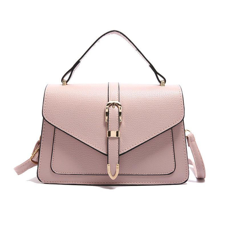 Borsa "Street Fashion" Horizontal Square con Texture Crocodile e Chiusura Magnetic-Snap