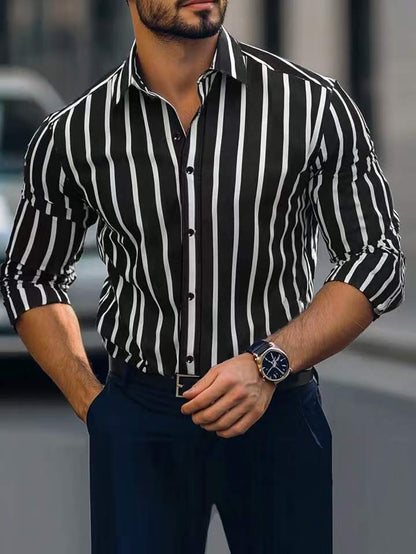 Camicia Striped Four-Way Stretch - Primavera/Autunno 2026