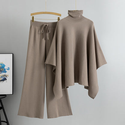 Completo Casual Pantalone Knit Splicing Tassels