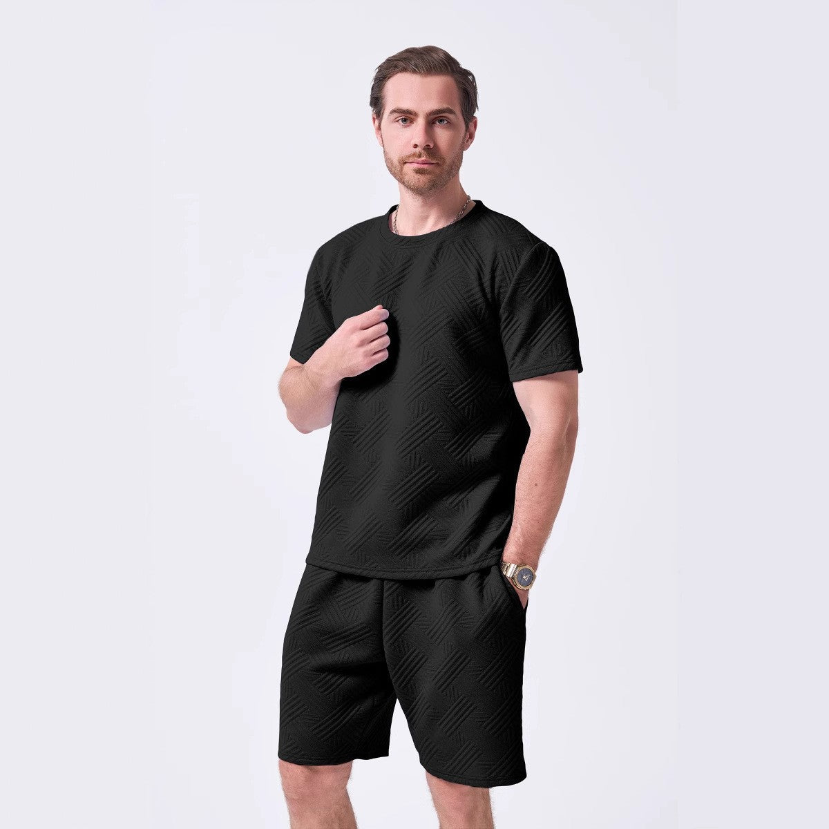 Completo Girocollo e Shorts