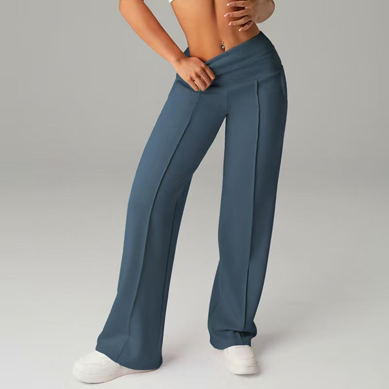 Pantalone Straight-Cylindrical con Tecnologia Slim-Fit e Struttura Pro-Polyester