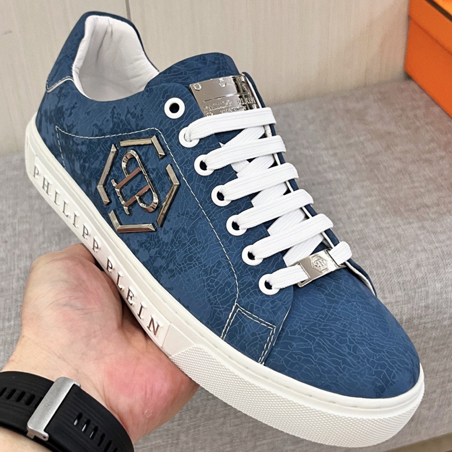 Philipp Plein Lo-Top "Hexagon"