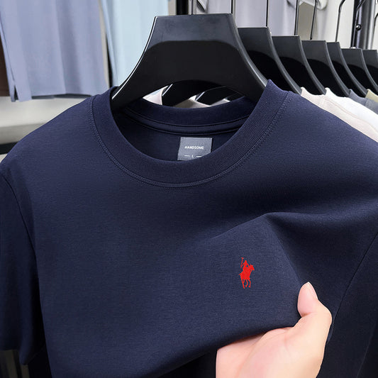 T-Shirt High-End: Embroidered Essential 2026