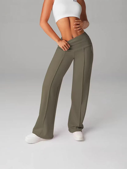 Pantalone Straight-Cylindrical con Tecnologia Slim-Fit e Struttura Pro-Polyester