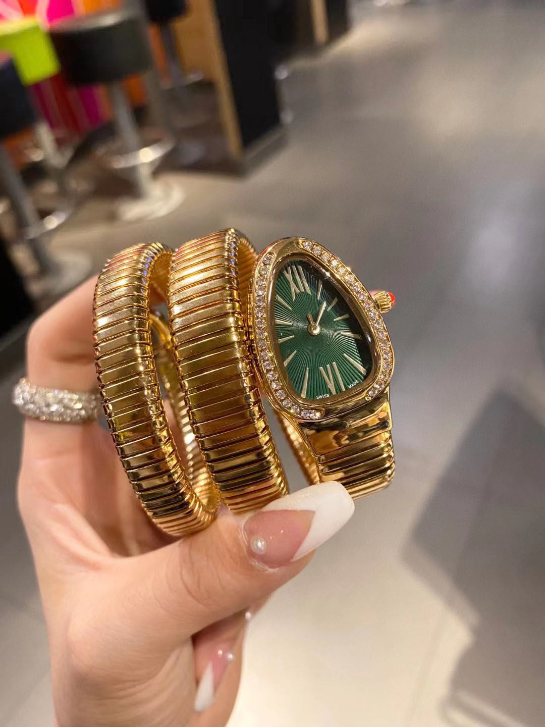Orologio Gioiello Wrap Snake Rhombus
