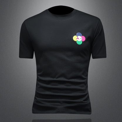 T-Shirt "Metropolitan Letter" Slim Fit in Cotone Premium e Stampa Ad Alta Definizione