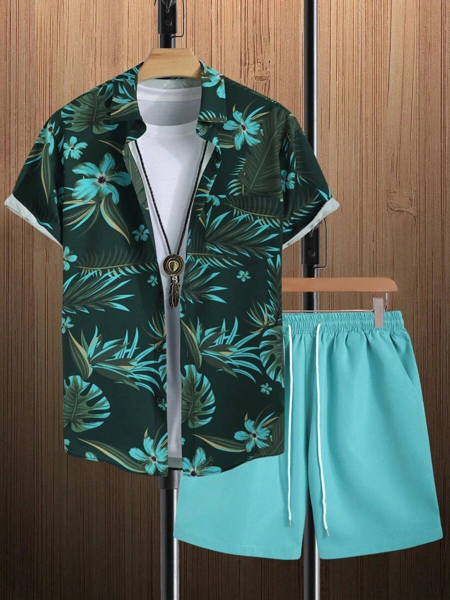 Camicia a Maniche Corte e Shorts