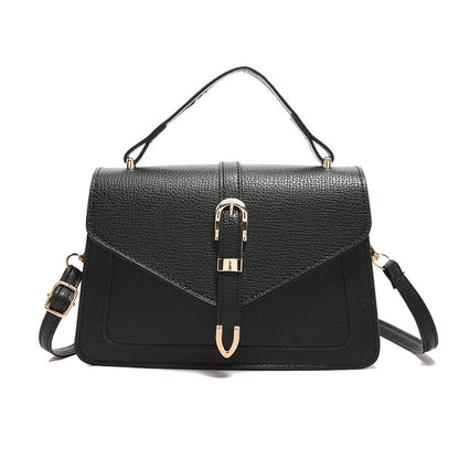 Borsa "Street Fashion" Horizontal Square con Texture Crocodile e Chiusura Magnetic-Snap