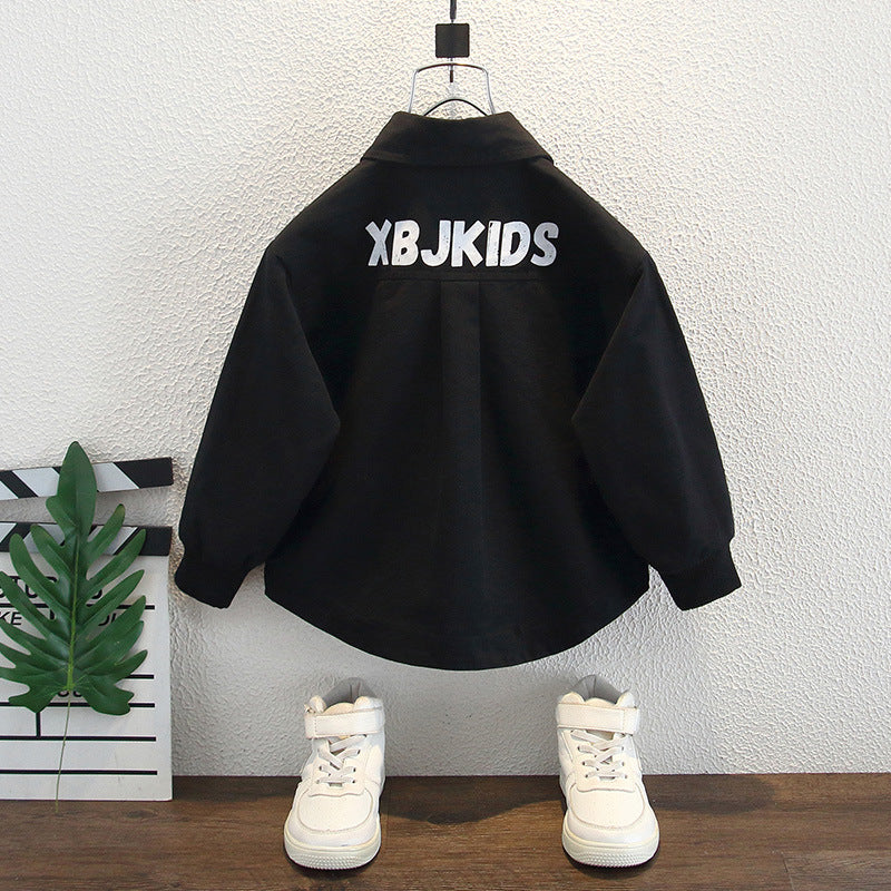 Camicia in Cotone Premium al 90% con Polsini in Maglia e Finitura Soft-Touch