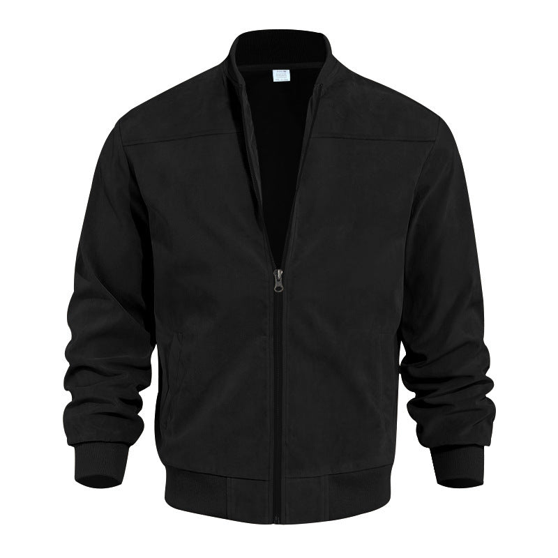 Suede Tech Bomber "Stand Collar" Hybrid 2026