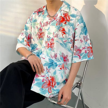 Camicia "Retro Blossom"