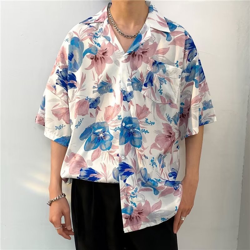 Camicia "Retro Blossom"
