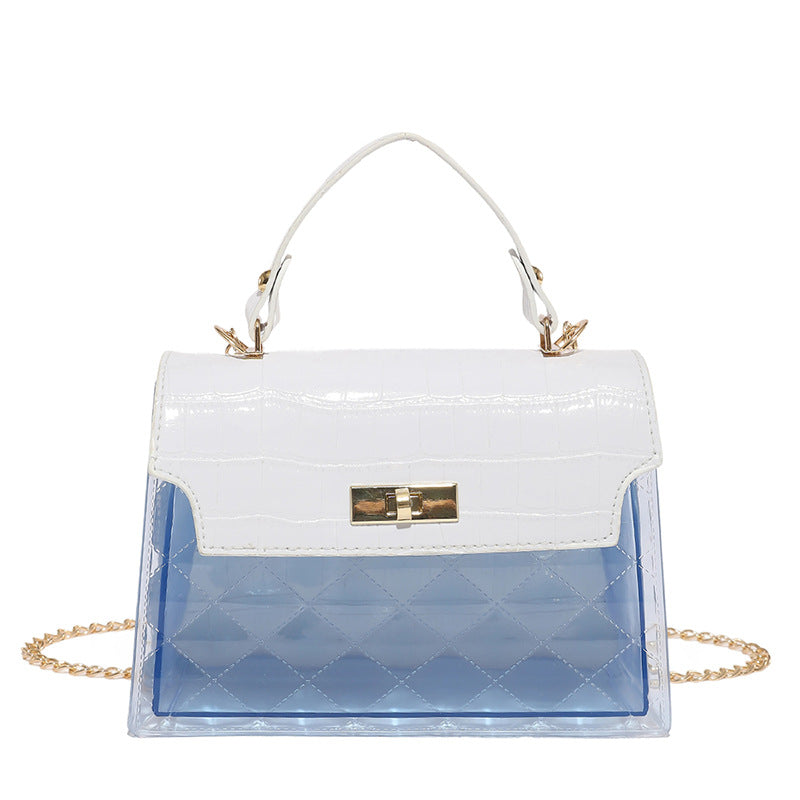 Borsa a Tracolla "Street Fashion" Horizontal Square con Dettagli Leopard e Ricamo Artigianale