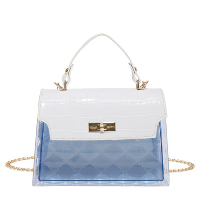 Borsa a Tracolla "Street Fashion" Horizontal Square con Dettagli Leopard e Ricamo Artigianale