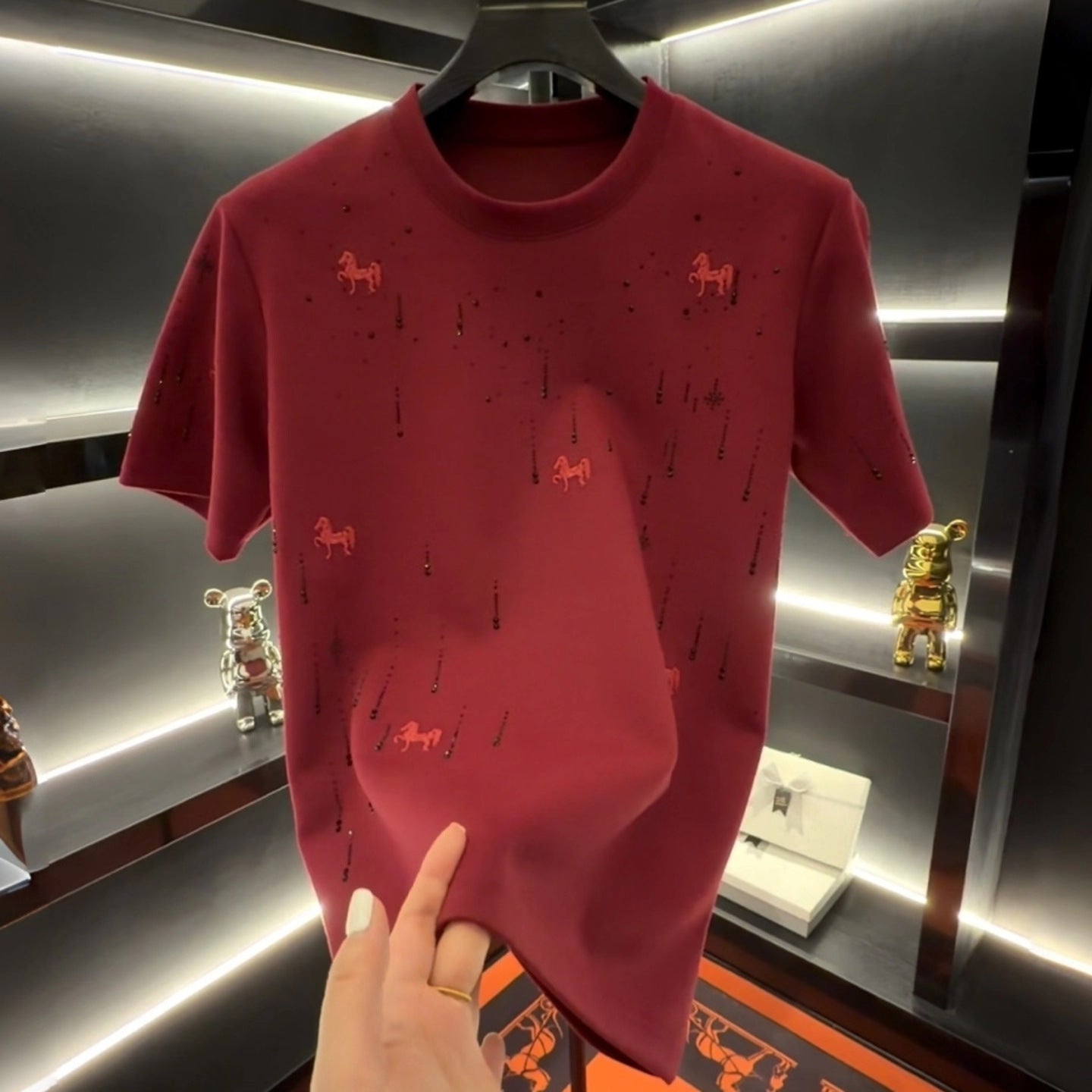 T-Shirt "Horse Year" Rhinestone - Estate 2026