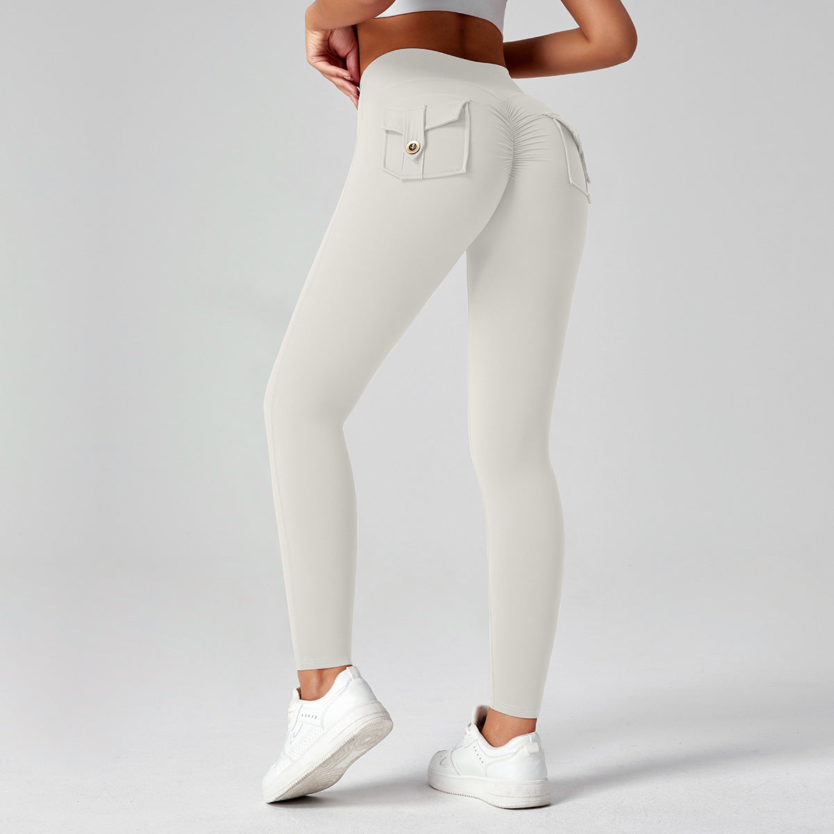 Pantalone Cropped High-Waist con Tecnologia Tummy-Control e Struttura