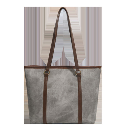 Shoulder Bag "Urban Minimalism" Horizontal Square con Doppia Tracolla e Chiusura Safe-Zip