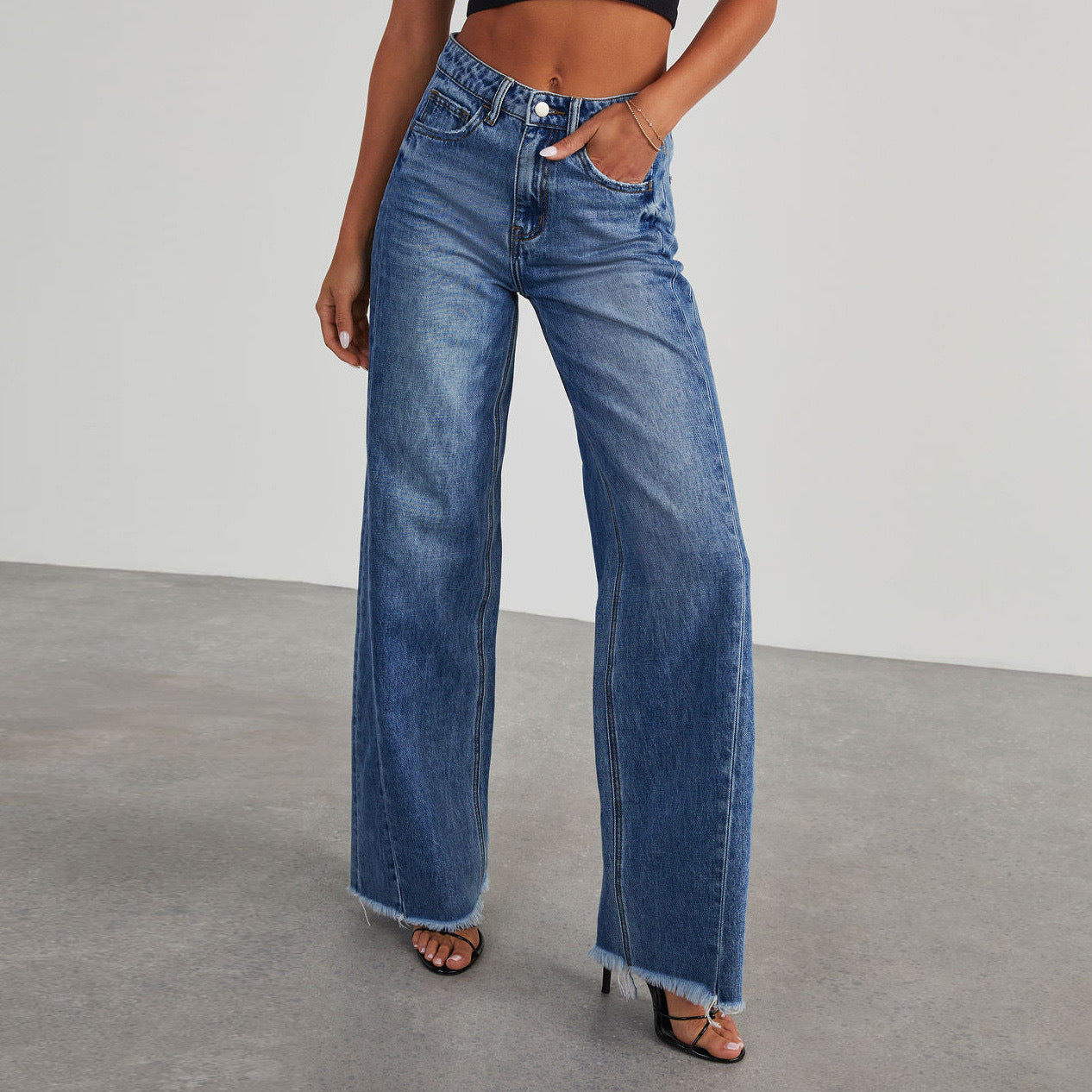 Washed Wide-Leg: Loose Casual Straight Denim 2026